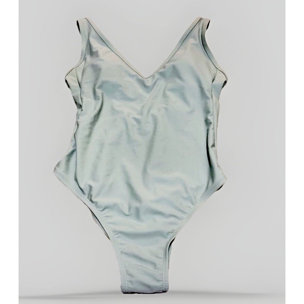 Kona Sol Size‎ Large Sage Green 1 Pc Swimsuit Bathing Suit Summer